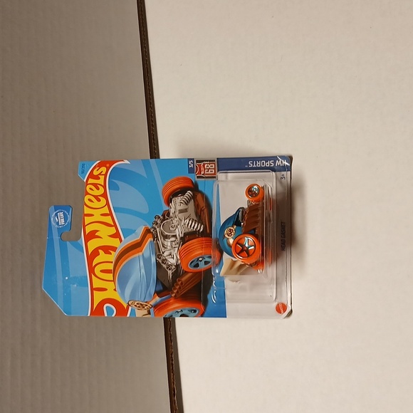Mattel Hot Wheels Orange Blue Toy Car NWT - Picture 2 of 5